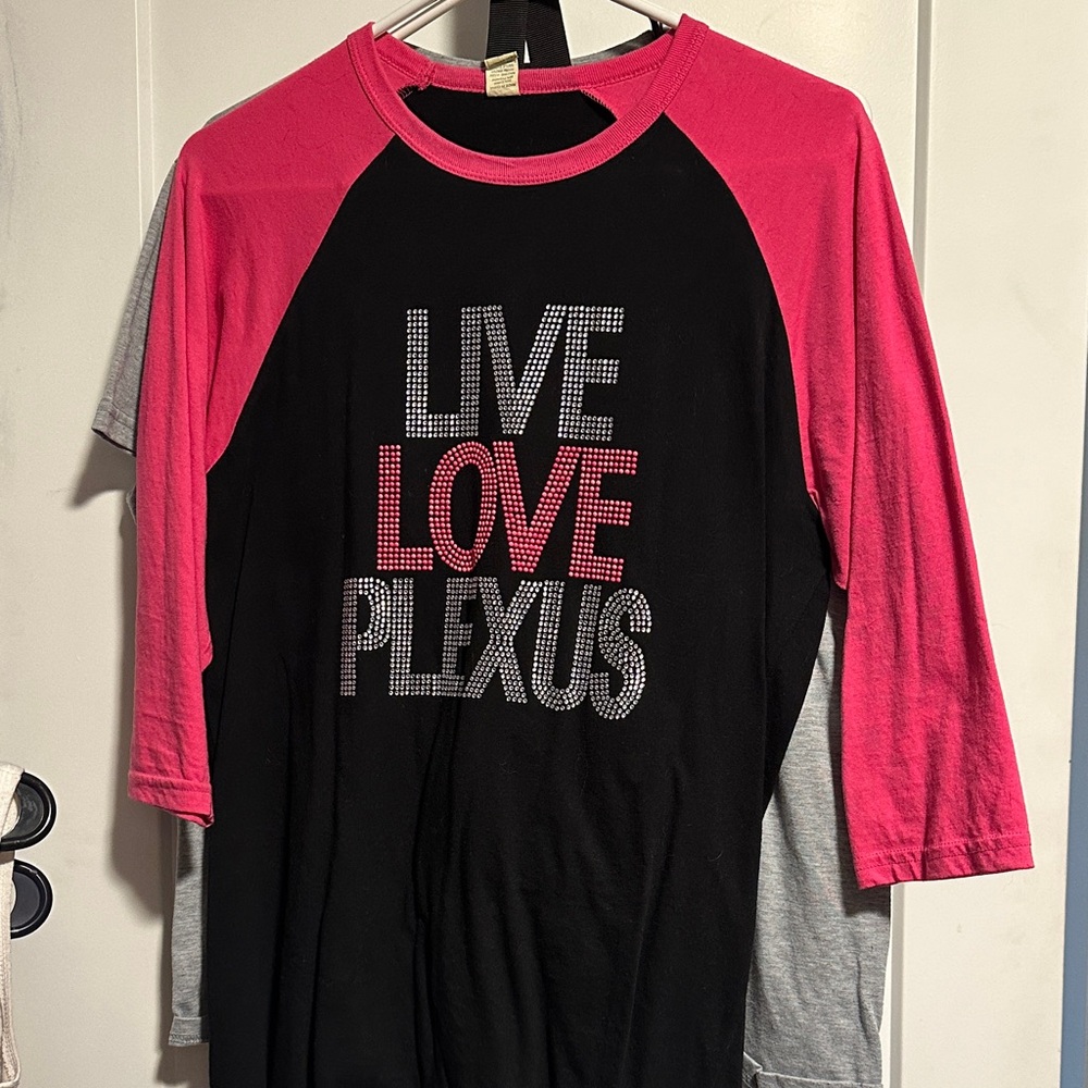 Rhinestone 3/4 Sleeve Shirt